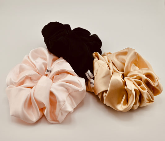 Pure Silk Scrunchies Oversize