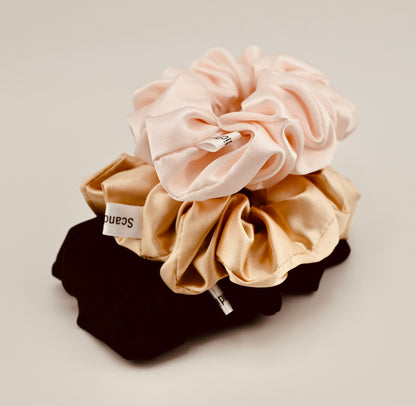 Pure Silk Scrunchies Oversize